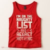 I'm On the Naughty List and I Regret Nothing  Tank Top thumb 2