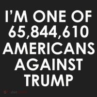 I'm One of the Americans Against Donald Trump Women's Sweatshirt thumb 2