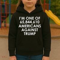 I'm One of the Americans Against Donald Trump Kids Hoodie thumb 3