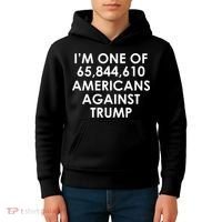 I'm One of the Americans Against Donald Trump Kids Hoodie thumb 4