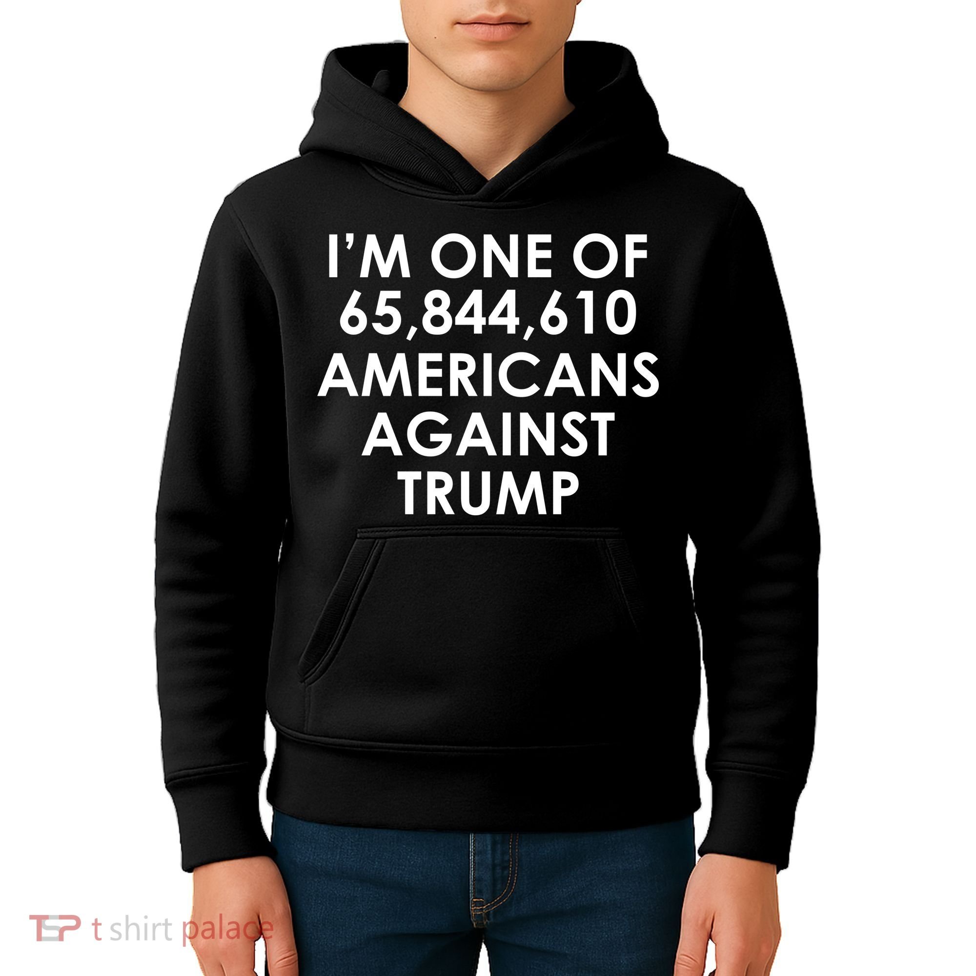 I'm One of the Americans Against Donald Trump Kids Hoodie