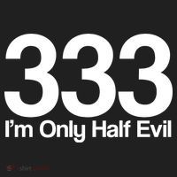 I'm Only Half Evil Women's Sweatshirt thumb 2