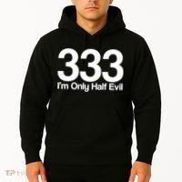 I'm Only Half Evil Hoodie thumb 2