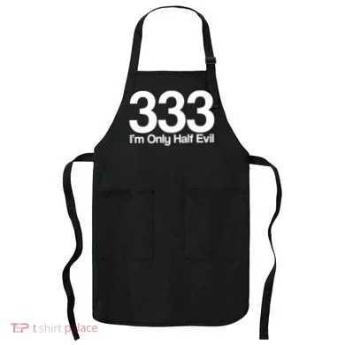 I'm Only Half Evil Apron