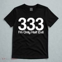 I'm Only Half Evil T-Shirt thumb 5