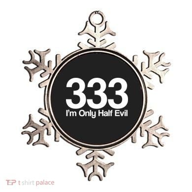 I'm Only Half Evil Ornament