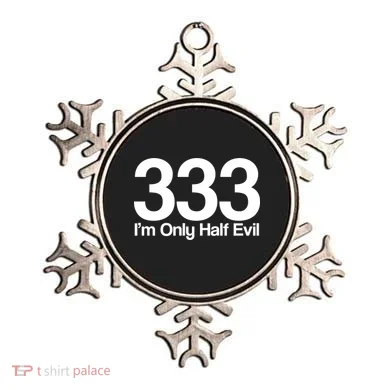 I'm Only Half Evil Ornament