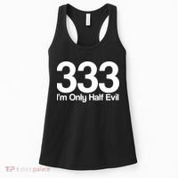 I'm Only Half Evil Women's Tank Top thumb 0