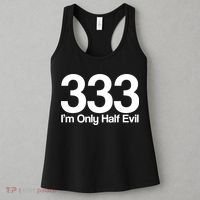 I'm Only Half Evil Women's Tank Top thumb 3