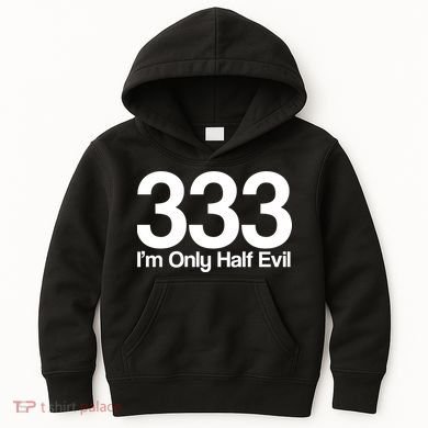I'm Only Half Evil Kids Hoodie