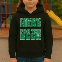 I'm Only Here For The Beer St Patricks Funny Kids Hoodie thumb 3