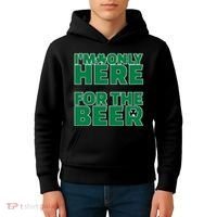 I'm Only Here For The Beer St Patricks Funny Kids Hoodie thumb 4
