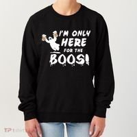 I'm Only here For The Boos! Ghost Women's Sweatshirt thumb 0