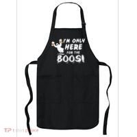 I'm Only here For The Boos! Ghost Apron thumb 0