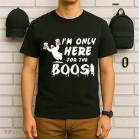 I'm Only here For The Boos! Ghost T-Shirt thumb 6