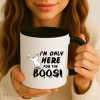 I'm Only here For The Boos! Ghost Coffee Mug thumb 3