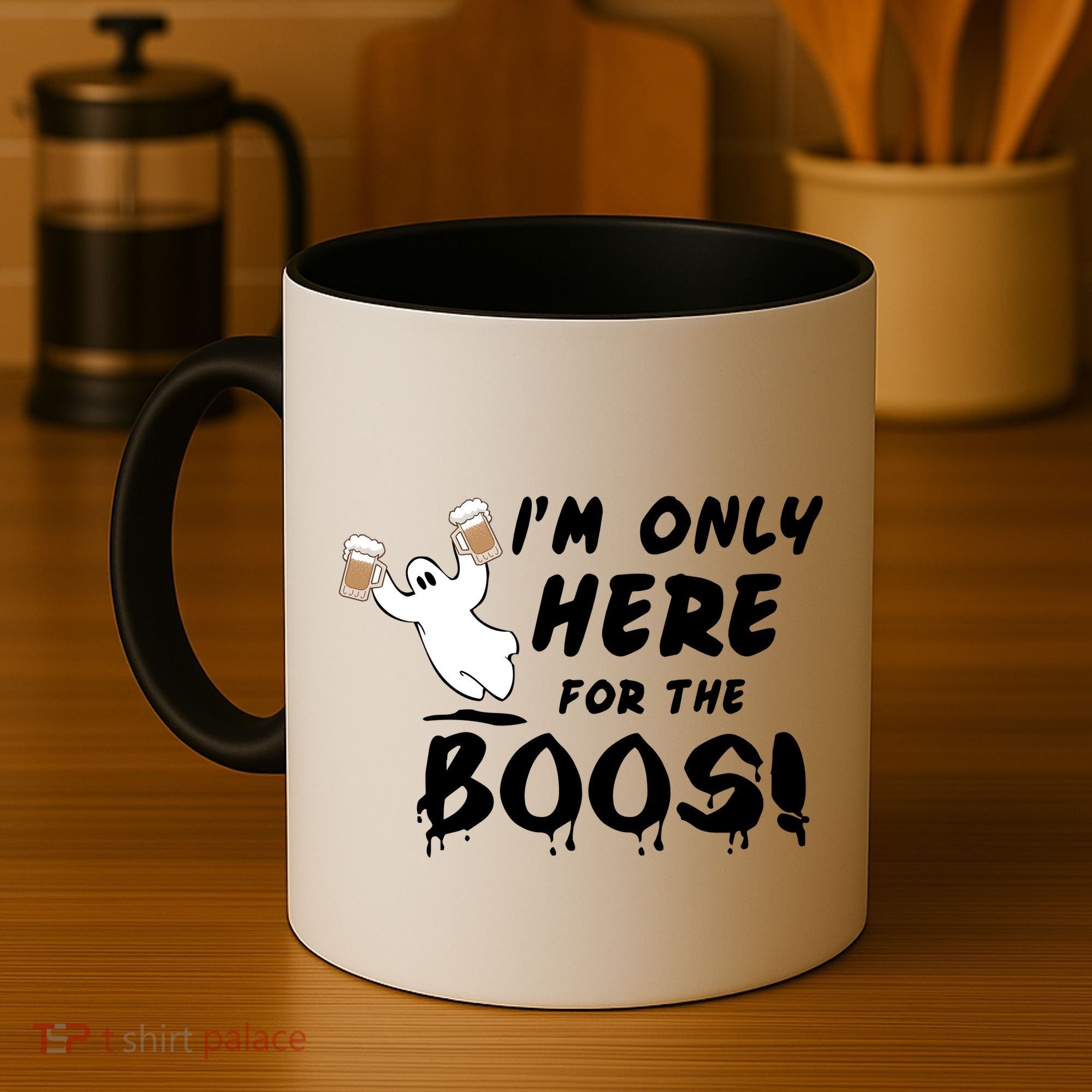 I'm Only here For The Boos! Ghost Coffee Mug