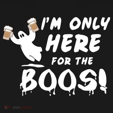 I'm Only here For The Boos! Ghost Women's Flannel Pajama Set