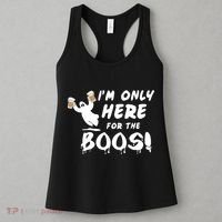 I'm Only here For The Boos! Ghost Women's Tank Top thumb 3