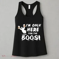 I'm Only here For The Boos! Ghost Women's Tank Top thumb 3