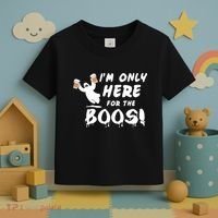 I'm Only here For The Boos! Ghost Toddler T-Shirt thumb 3