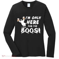 I'm Only here For The Boos! Ghost Women's Long Sleeve Shirt thumb 0