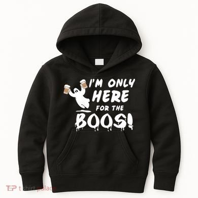 I'm Only here For The Boos! Ghost Kids Hoodie