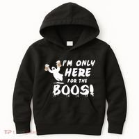 I'm Only here For The Boos! Ghost Kids Hoodie thumb 0