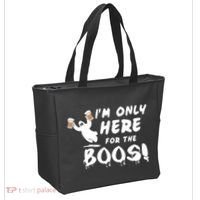 I'm Only here For The Boos! Ghost Tote Bag thumb 2