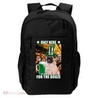 I'm Only Here for the Booze Beer Pug St. Patrick's Day Backpack thumb 0
