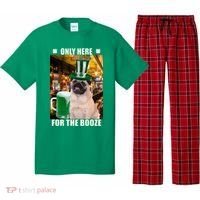 I'm Only Here for the Booze Beer Pug St. Patrick's Day Pajama Set thumb 0