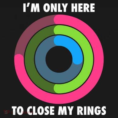 I'm Only Here To Close My Rings Backpack