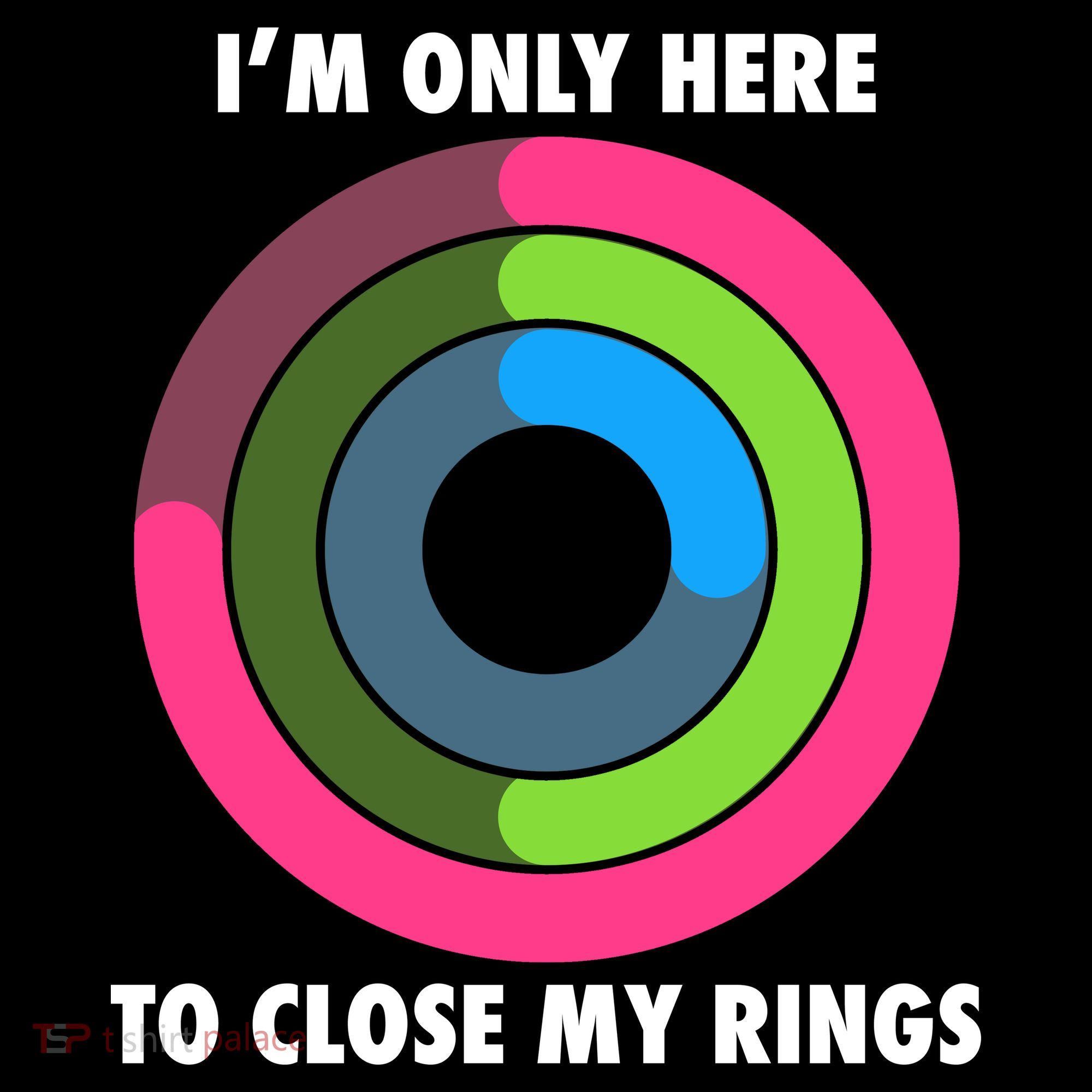 I'm Only Here To Close My Rings Ornament
