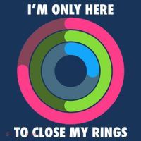 I'm Only Here To Close My Rings Visor thumb 3