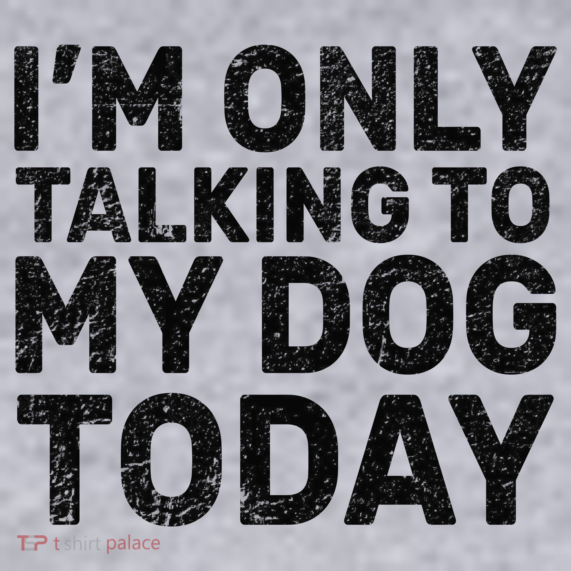 I'm Only Talking To My Dog Today Women's Racerback Cropped Tank