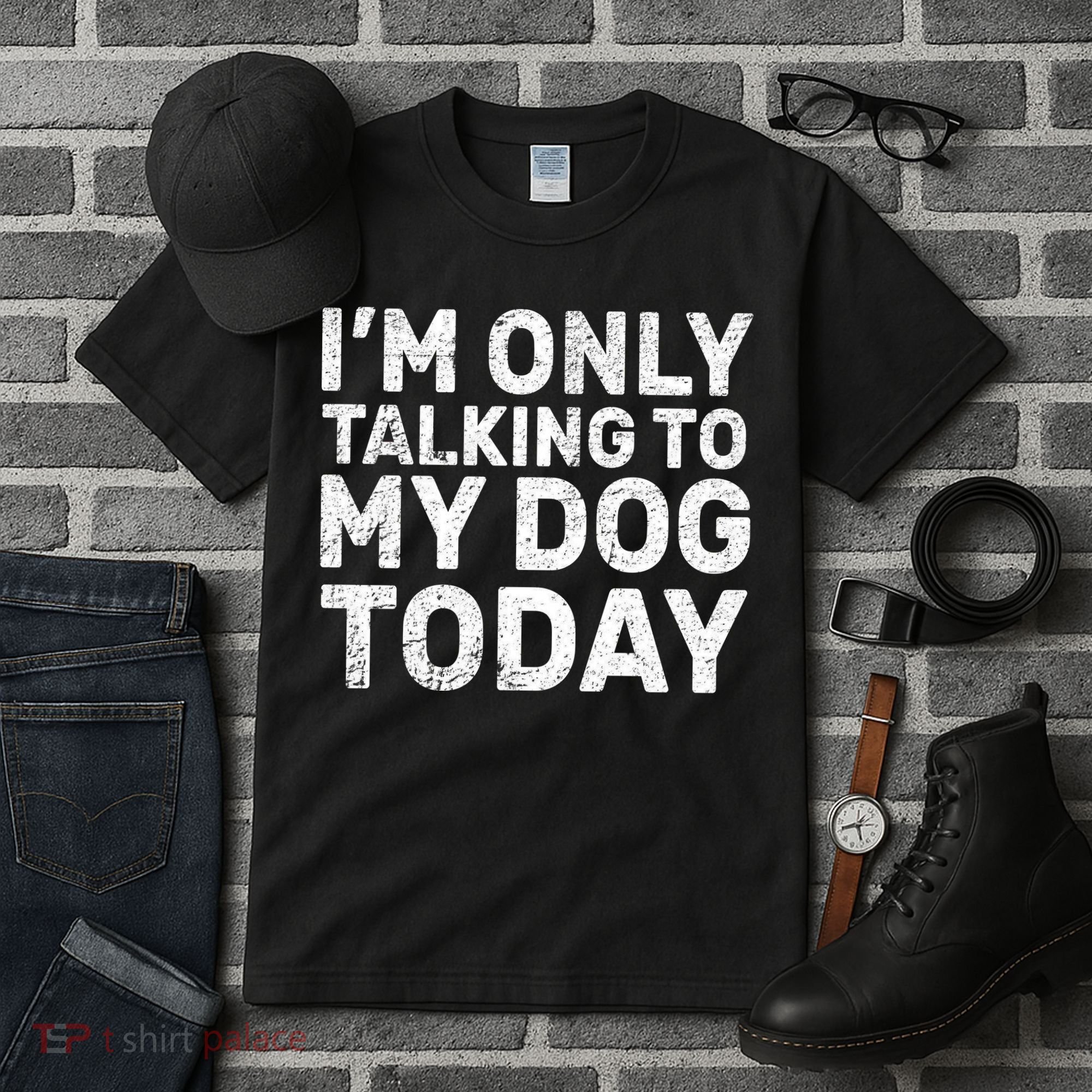 I'm Only Talking To My Dog Today Tall T-Shirt