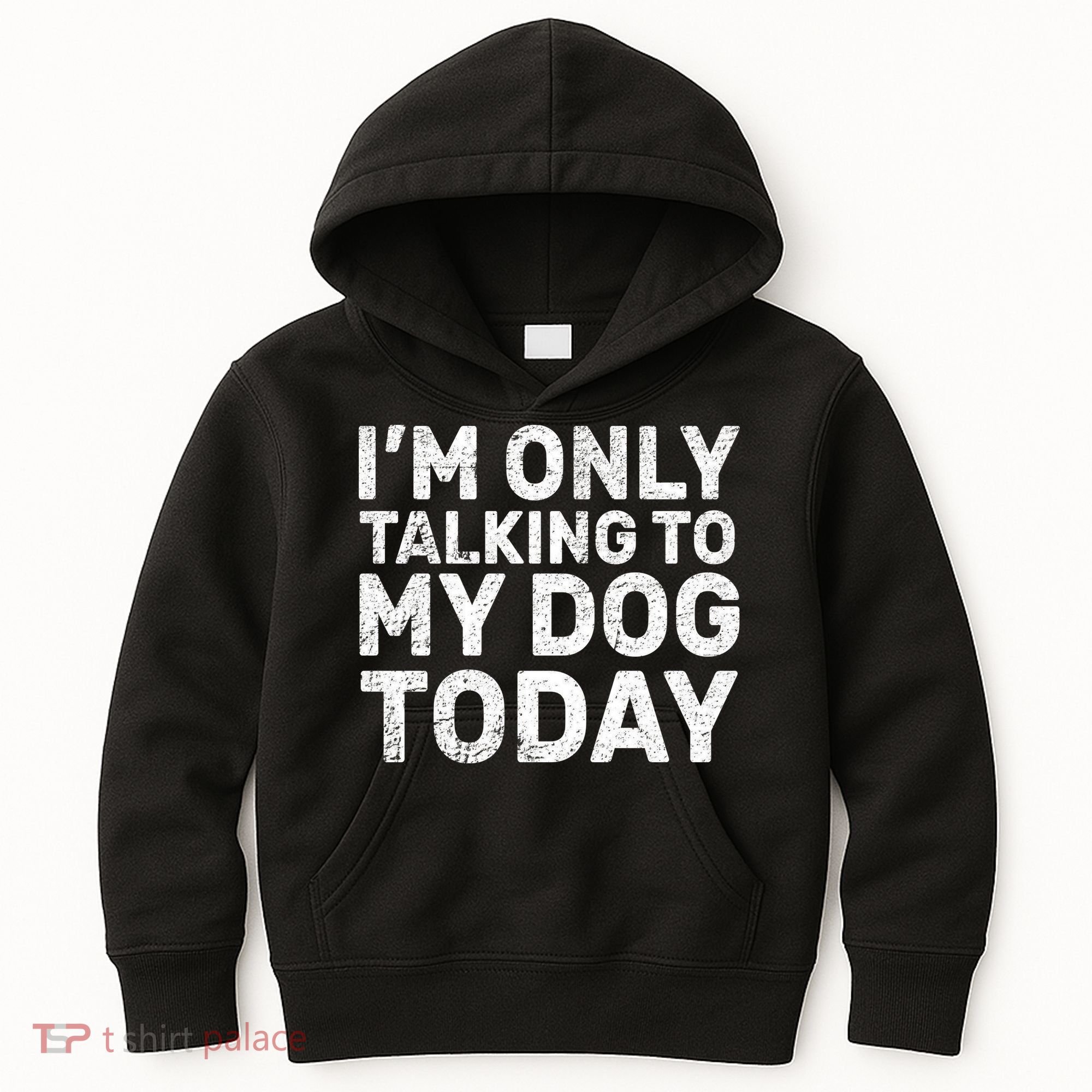 I'm Only Talking To My Dog Today Kids Hoodie