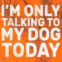 I'm Only Talking To My Dog Today Kati Licensed 12" Camo Cuffed Beanie thumb 2