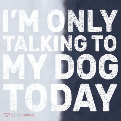 I'm Only Talking To My Dog Today Sport-Tek Competitor United Soccer Jersey