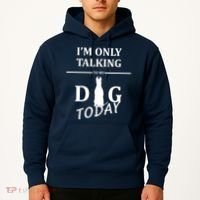 I'm Only Talking To My Dog Today Funny Hoodie thumb 2