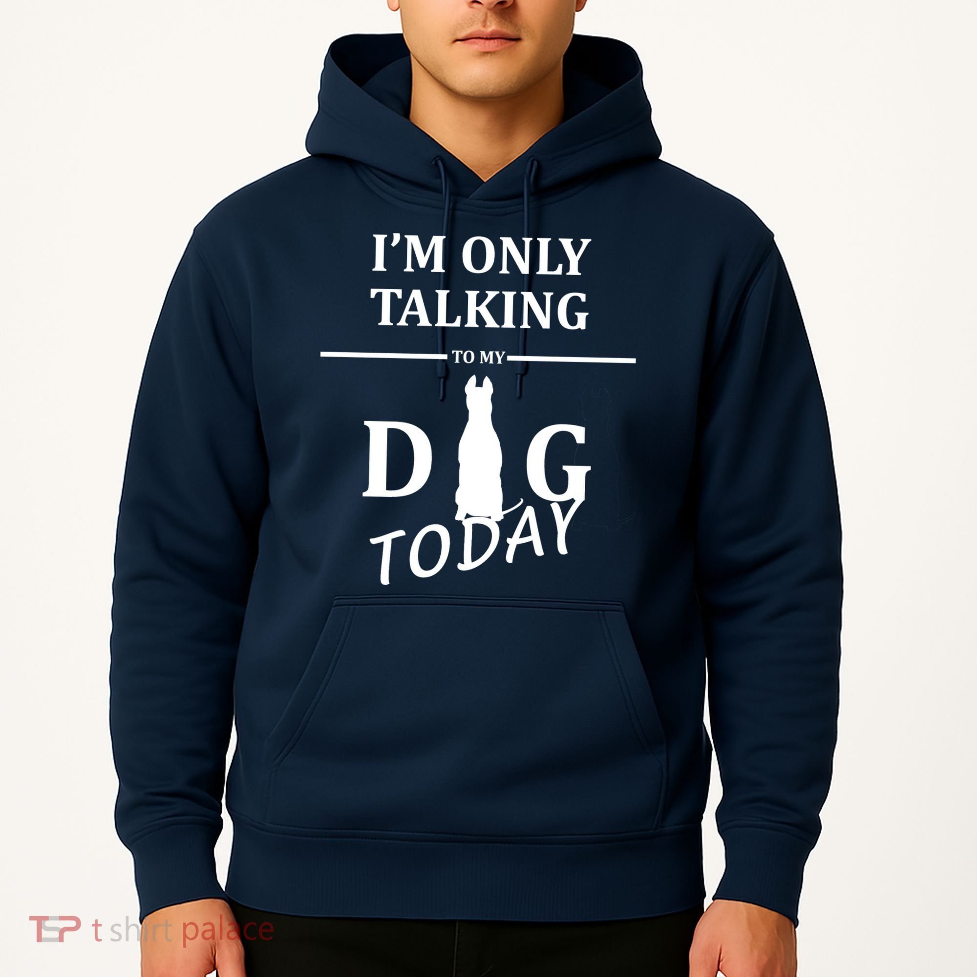 I'm Only Talking To My Dog Today Funny Hoodie