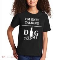 I'm Only Talking To My Dog Today Funny Kids T-Shirt thumb 2