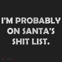 I'm Probably On Santa's Shit List Beanie thumb 2