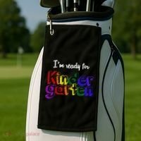 I'm Ready For Kindergarten Golf Towel thumb 2