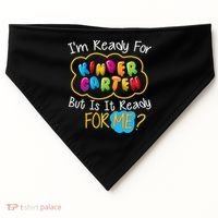 I'm Ready Kids First Day Of Kindergarten USA-Made Doggie Bandana thumb 0