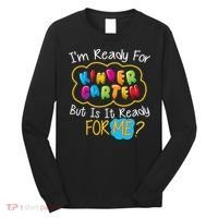 I'm Ready Kids First Day Of Kindergarten Long Sleeve Shirt thumb 0