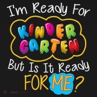I'm Ready Kids First Day Of Kindergarten Button thumb 1