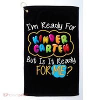 I'm Ready Kids First Day Of Kindergarten Golf Towel thumb 0