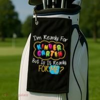 I'm Ready Kids First Day Of Kindergarten Golf Towel thumb 2