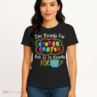 I'm Ready Kids First Day Of Kindergarten Women's T-Shirt thumb 4